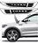 Adesivo Aplique Cromado Resinado T-cross  Turbo  Luxo - Imagem 4