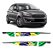 Adesivo Aplique Lateral Ford Brasil Emblema Resinado - Par - Imagem 1