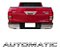 Adesivo Automatic Hilux Srv Emblema Cromado Tampa Traseira - Imagem 1