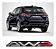 Adesivo Awd Emblema Compativel Mitsubishi Asx E Outlander Co - Imagem 3