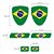 Adesivo Bandeira Do Brasil Resinado Para Placa Coluna - Adesivo Compatível - Imagem 6