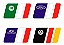 Adesivo Bandeira País Alemanha, Itália, França Ford Fiat Vw - Imagem 2