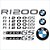 Adesivo Bmw R 1200 Gs Refletivo Preto - Imagem 5