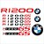 Adesivo Bmw R 1200 Gs Refletivo Preto - Imagem 3