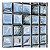 Pastilha Adesiva Cromada Glass Kit 4 Placas Adesivo 3M - Imagem 6