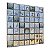Pastilha Adesiva Cromada Glass Kit 4 Placas Adesivo 3M - Imagem 8