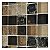 Pastilha Adesiva Marrom Craquelado Kit 4 Placas Adesivo 3M - Imagem 1