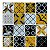 Pastilha Adesiva Arabescos Vintage Kit 4 Placas Adesivo 3M - Imagem 1