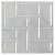 Pastilha Adesiva Chevron Mármore Branco Kit 4 Placas Adesivo 3M - Imagem 7