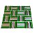 Pastilha Adesiva Baguete Cromada Verde Kit 4 Placas Adesivo 3M - Imagem 4