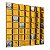 Pastilha Adesiva Espelhada Ouro Kit 4 Placas Adesivo 3M - Imagem 5