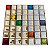 Pastilha Adesiva Cromada Colorida Kit 4 Placas Adesivo 3M - Imagem 7