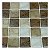 Pastilha Adesiva Granito Marrom Kit 4 Placas Material 3M - Imagem 5