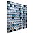 Pastilha Adesiva Mini Glass Azul Kit 4 Placas Adesivo 3M - Imagem 4