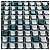 Pastilha Adesiva Mini Glass Azul Kit 4 Placas Adesivo 3M - Imagem 3