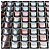 Pastilha Adesiva Resinada Mini Glass Rosa Kit 4 Placas Adesivo 3M - Imagem 4