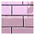 Pastilha Adesiva Resinada Metro Light Pink  Rejunte Preto - Imagem 7