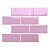 Pastilha Adesiva Resinada Metro Light Pink - Imagem 1