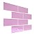Pastilha Adesiva Resinada Metro Light Pink - Imagem 5
