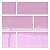 Pastilha Adesiva Resinada Metro Light Pink - Imagem 8