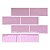 Pastilha Adesiva Resinada Metro Light Pink - Imagem 7