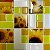 Pastilha Adesiva Resinada Girassol Kit 4 Placas 3 M - Imagem 4