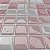 Pastilha Adesiva Resinada Rosa Candy Kit 4 Placas - Imagem 3