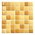 Pastilha Adesiva Quadrada Tons de Amarelo Kit 4 Placas 3M - Imagem 1