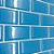 Pastilha Adesiva Resinada Tijolinho Azul Kit 4 Placas 3 M - Imagem 2