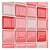 Pastilha Adesiva Resinada Miscelânea Rosa Pastel Kit 4 Placas Adesivo 3 M - Imagem 8