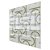 Pastilha Adesiva Resinada Decorada Flores Kit 4 Placas Adesivo 3 M - Imagem 5