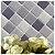 Pastilha Adesiva Resinada Mosaico Lilás Kit 4 Placas Adesivo 3 M - Imagem 5