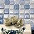 Pastilha Adesiva Resinada Mosaico Azul Kit 52 Placas Adesivo 3 M - Imagem 3