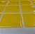 Pastilha Adesiva Resinada Quadradinha Amarelo Kit 4 Placas Adesivo 3 M - Imagem 2