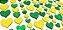 Kit COPA  Adesivos copa coração  glitter 150und Pet Cao gato - Imagem 2