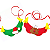 Gargantilha pet Feliz Natal  eva 10 unidades - Imagem 1