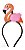 Kit tiara bolsa Flamingo eva - Imagem 3