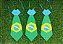 Gravatas Pet Copa do Mundo Bandeira lI - Imagem 3