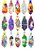 Gravata sublimada pet Carnaval cetim - Imagem 2