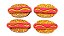 Adesivo pet Mc Donalds eva 10 unidades - Imagem 2