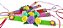 Gargantilha pet flores eva 20 unidades - Imagem 5