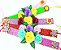 kit gargantilha adesivo pet flores eva 120 unidades - Imagem 3