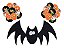 Decoração Morcego Halloween eva - Imagem 4