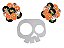 Decoração Caveira halloween eva - Imagem 5