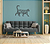 Quadro decorativo MDF  Gato estilizado  1 unidades - Imagem 2