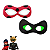 Máscara fantasia LadyBug e CatNoir eva - Imagem 2