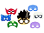 Máscara fantasia Ninjalino PJ MASKS e.v.a  1 unidade. - Imagem 2