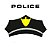 Máscara fantasia Chapéu Policial e.v.a  1 unidade. - Imagem 1