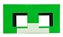 Máscara fantasia Minecraft Verde eva 1 unidade. - Imagem 2