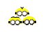 Máscara fantasia MINIONS mod.01  e.v.a  1 unidade. - Imagem 2